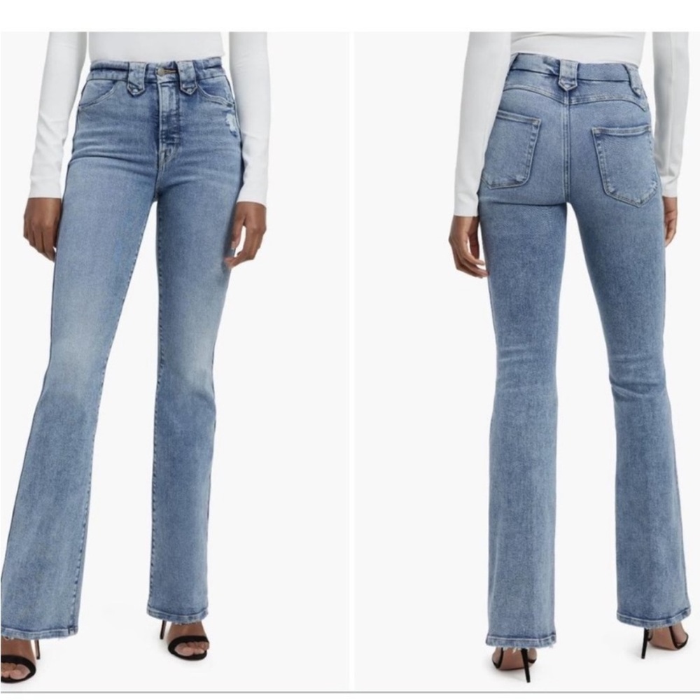 Good American Good Curve Bootcut Jeans Indigo380-18